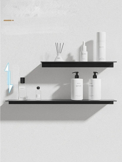 Bathroom Shelf Organizer Wall Mount Shower Shampoo Soap Cosmetic Shelves Kitchen Storage Rack Holder Bathroom Accessories