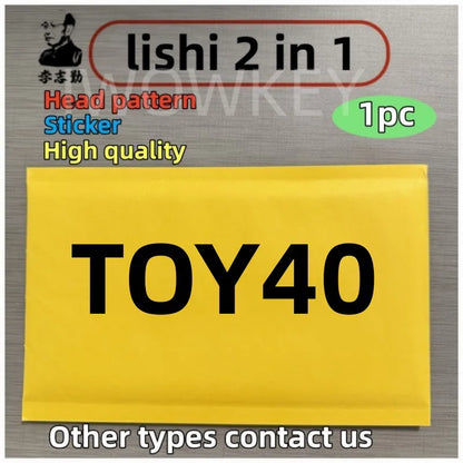 Lishi 2 in 1 Tool TOY2 TOY2014 TOY2018 TOY38R TOY40 TOY43 TOY43AT TOY43R TOY47 TOY48 TOY51 for TOY types