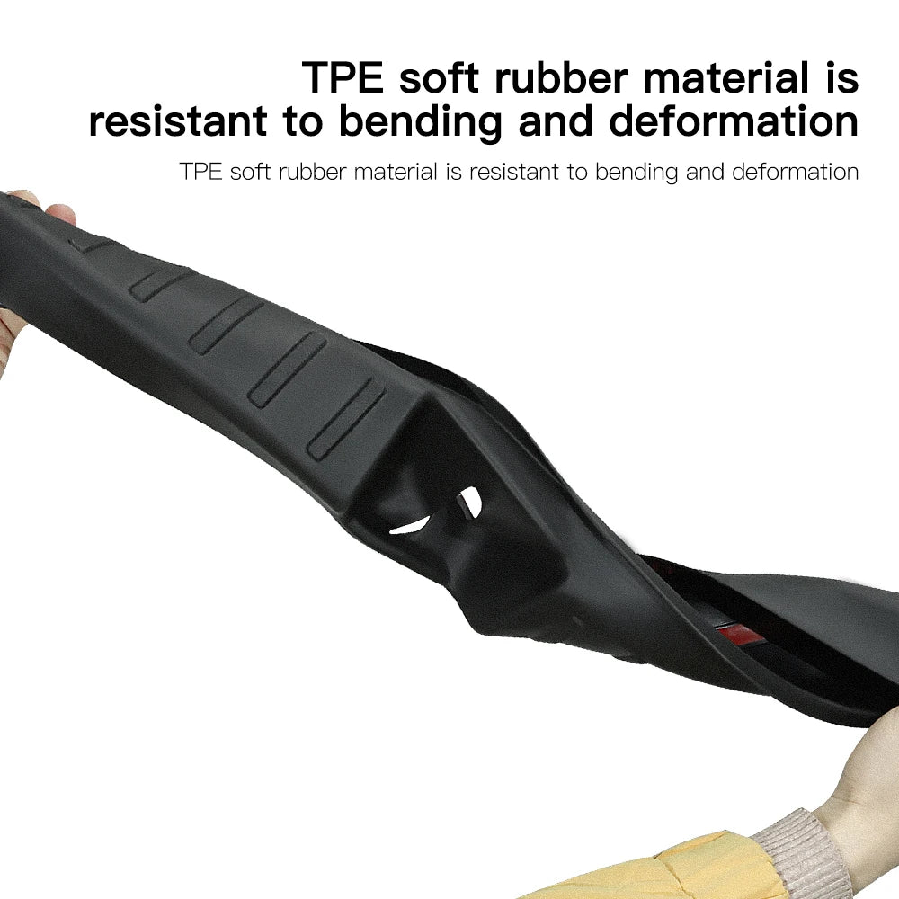 YZ For Tesla Model Y Juniper 2026 Trunk Sill Plate Protector TPE Rubber Protector Tesla Threshold Bumper Pad Prevent Scratching