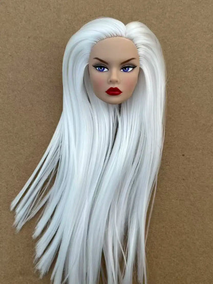 Poppy Good Makeup Head With Beige Yoga Slim Doll Body 1/6 Doll Figures Collective Toys Colorful Hair Doll Heads