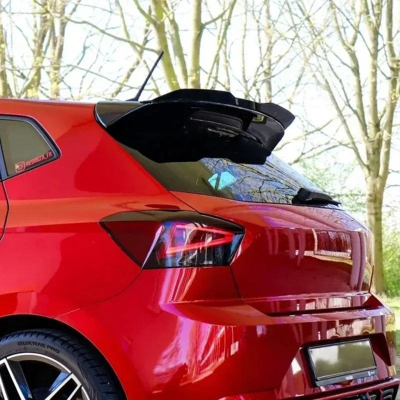 For Seat Leon FR MK4 Cupra Leon Ibiza MK5 6F Mk1 Hatchback Universal Car Rear Roof Spoiler Extention ABS 99Cm