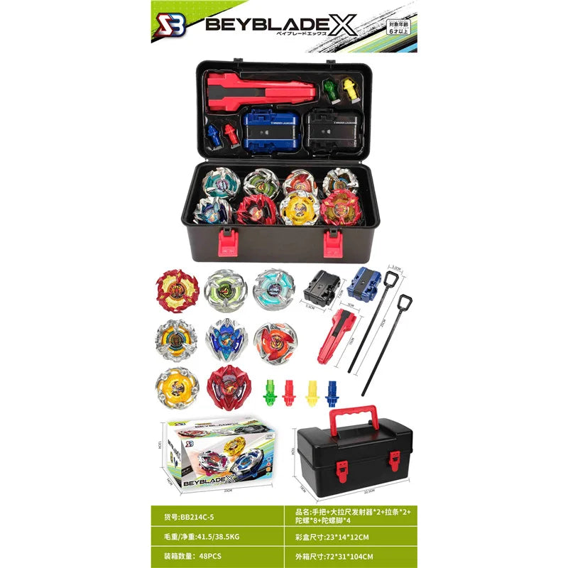 New alloy gyro attack suit with two-way transmitter combat gyro tool storage box gift Hurricane CX BX alloy gyro vs PK game.
