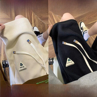 Casual Sporty Five-Quarter Length Shorts Loose Fit High Street Versatile Four-Quarter Length Summer City Walk Straight Leg