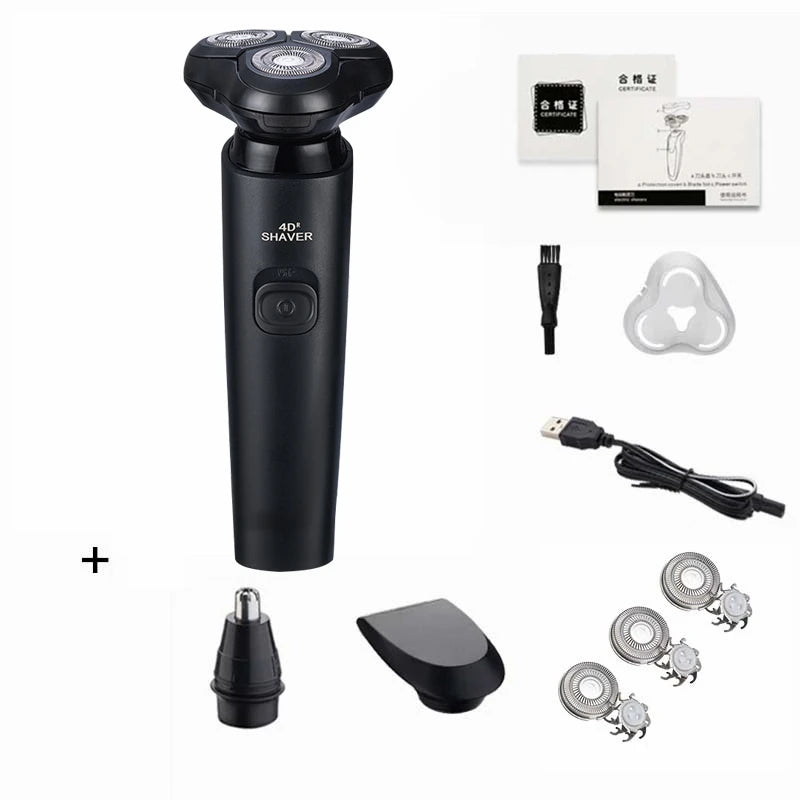 ZOZEN Men Electric Shaver Rechargeable Electric Razor Men Women Body Hair Cutting Shaving Machine Beard Trimmer Wet-Dry Use