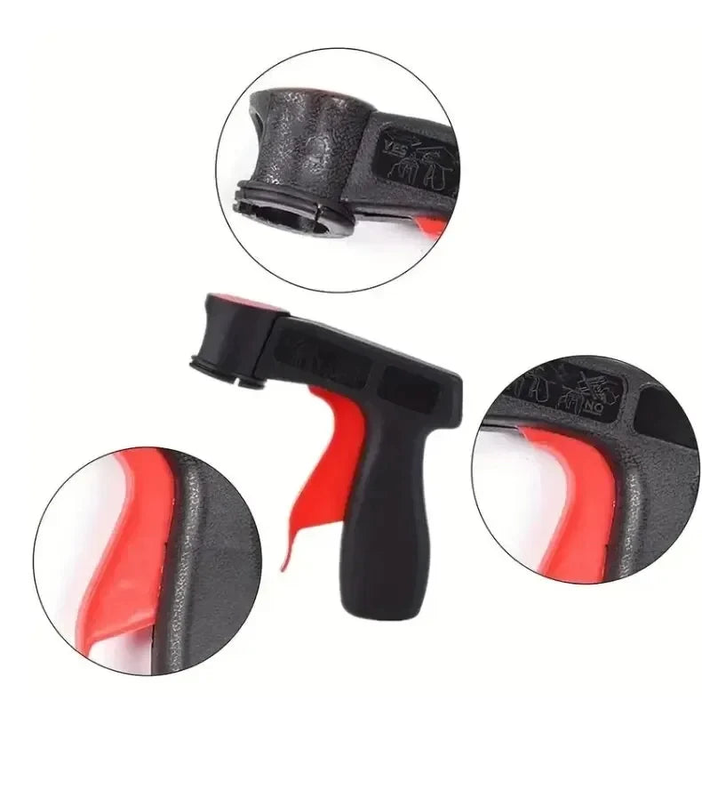 1 Pcs Plastic Portable Spray Paint Handle, Universal Reusable Car Color Changing Film Pasting Self Spraying Hand Spray Gun