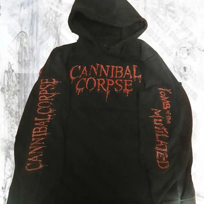 Death Metal Band Cannibal Corpse Graphic Print Hoodie Men Women Harajuku Hip Hop Punk Sweatshirt Loose Casual Oversized Pullover