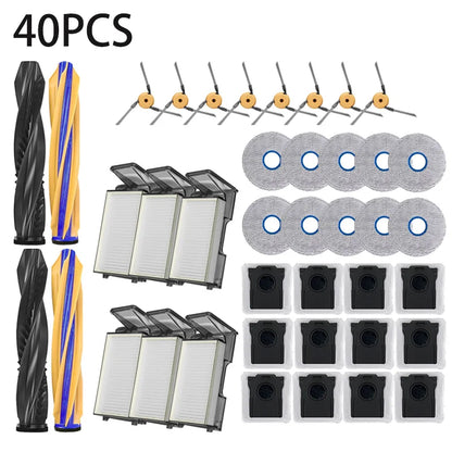 Dreame X60 Ultra/X60 Master/X60 Max Ultra  Accessory Robot Vacuums Cleaner Dust Bag Main Side Brush Hepa Filter Mop Cloths Spare