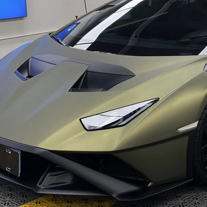 Super Matte Lightning Green PET Wrap Vinyl Film Car Whole Body DIY Color Decal Protective Cover Sticker Auto Tuning Accessories
