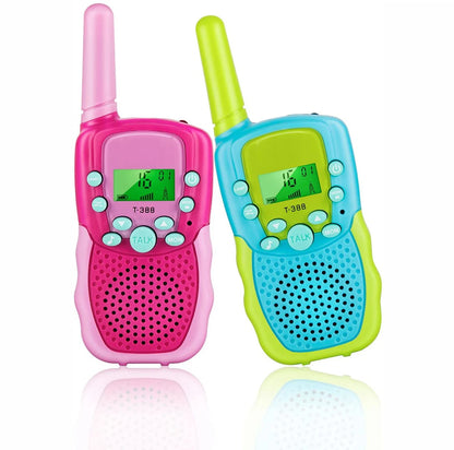 Obuby Toys for 3-12 Year Old Boys Walkie Talkies for Kids Gifts Toys with Backlit LCD Flashlight 3 KMs Outside Hiking Camping