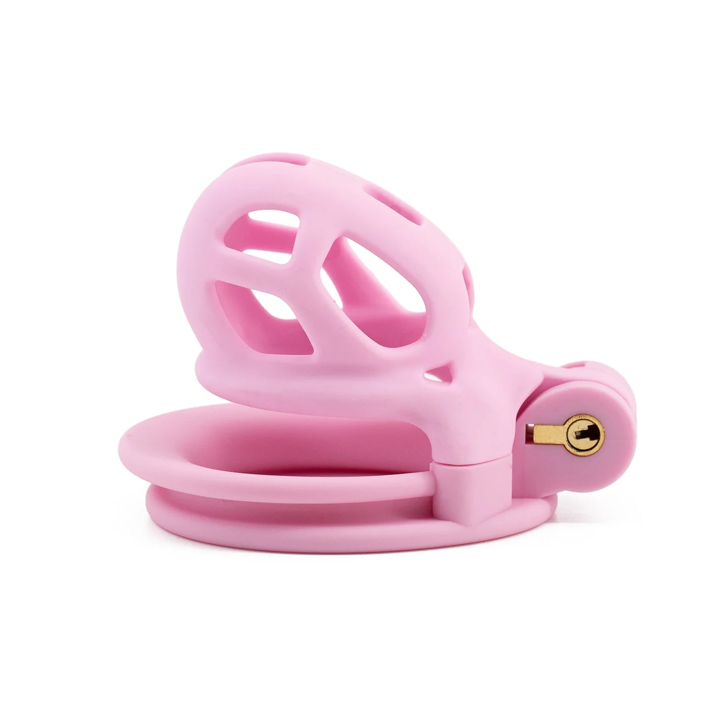18+ Body-Safe Small Short Plastic Chastity Cage - Discreet Lower Body Wear, Anti-Masturbation Lock for Men Adult Sex Toy
