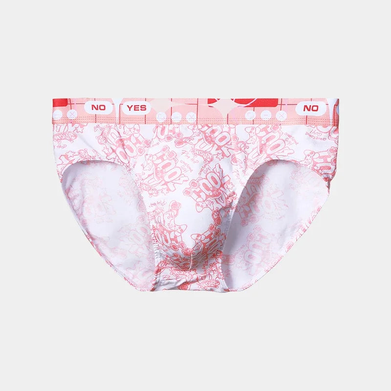 5PCS Men's pure cotton underwear. Men's antibacterial briefs with a personalized, comfortable and breathable design