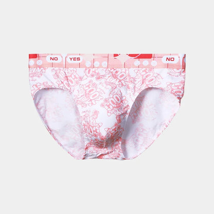 5PCS Men's pure cotton underwear. Men's antibacterial briefs with a personalized, comfortable and breathable design