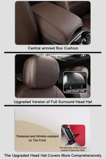 For Volvo XC60 I 2013 2014 2015 2016 2017 Vegan Nappa Leather Custom Car Seat Covers Full Set Interior Protector Accessories