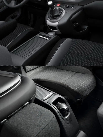 For Citroen Berlingo Peugeot Partner Center Console Armrest Box Cover Plate Cup Holder Pull Curtain 9683223977