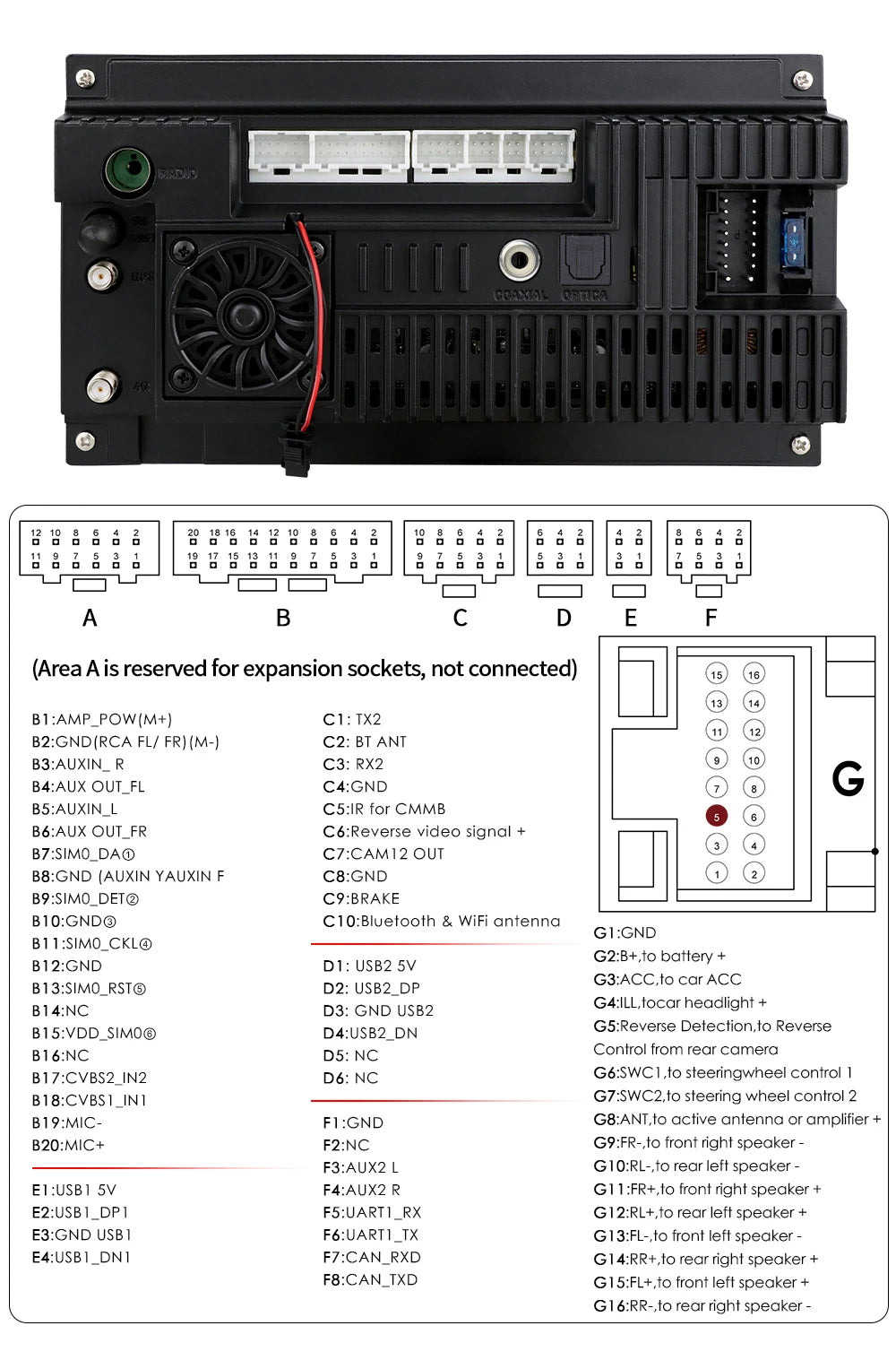 Android 14 Car radio for PEUGEOT 206 206CC 206SW 2000-2005 2006 2007 2008 Multimedia player GPS navi Video 7862 2din Autoradio