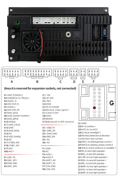 Android 14 Car radio for PEUGEOT 206 206CC 206SW 2000-2005 2006 2007 2008 Multimedia player GPS navi Video 7862 2din Autoradio