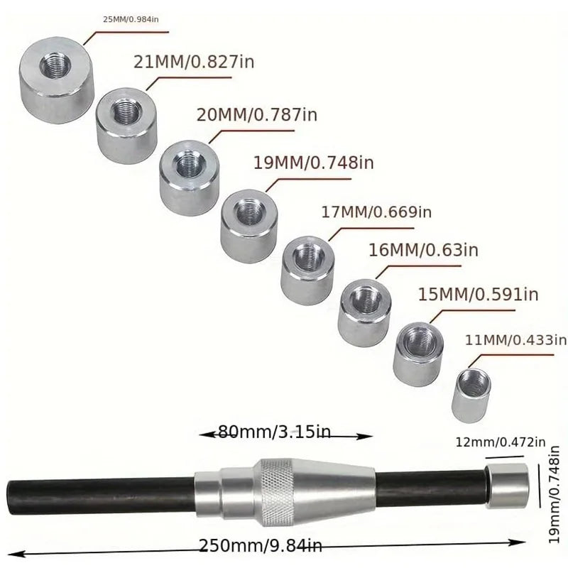10-Piece Universal Clutch Alignment Tool Set for Cars, Trucks, SUVs - Essential Kit for Professional Mechanics & DIY Enthusiasts