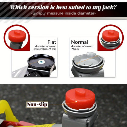 1 Piece Car Lift Jack Pad Rubber Support Block 76x25mm Central Oval Point Jack Stand Adapter For Porsche Vehicle Repair Tool