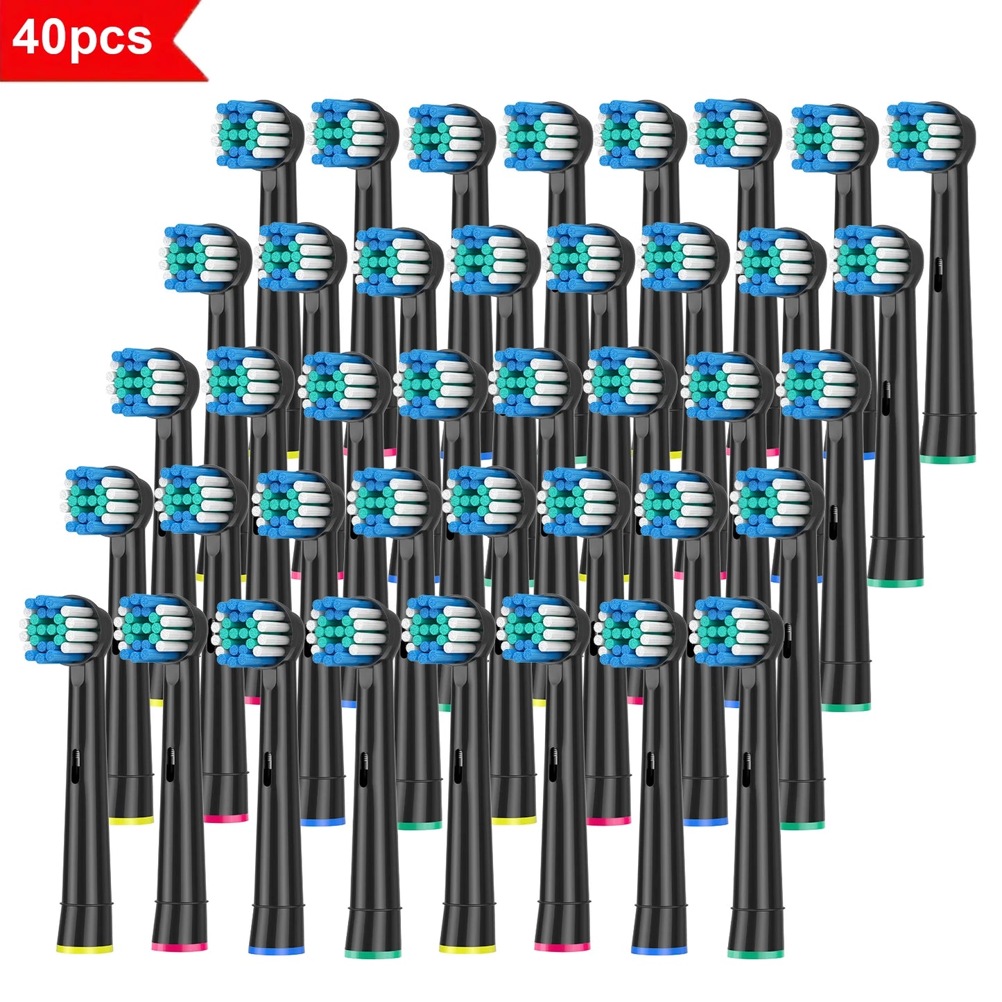 4/8/16/20/40Pcs Replacement Toothbrush Heads Compatible with Oral-B Braun Professional Electric Toothbrush Heads Brush Heads