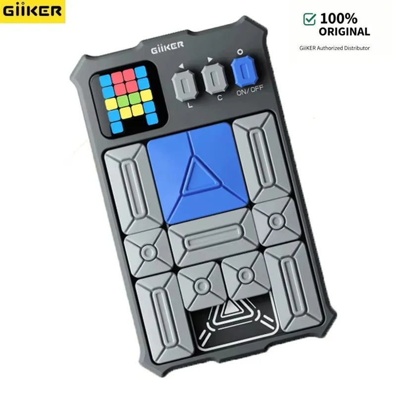 Giiker Super Slide Huarong Road Smart Sensor Game 500+ Levelled UP Brain Teaser Puzzles Interactive Fidget Toys For Kids Gifts