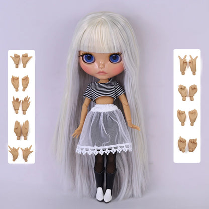 ICY DBS Blyth Doll 1/6 Joint 30cm tan Skin Glossy Face Female Set Doll BJD Toy Gift