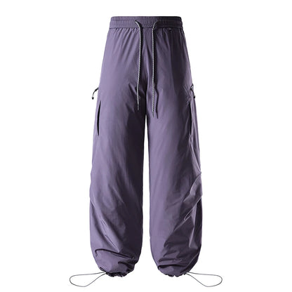 Thickened White Duck down Winter Trousers Men's 2025 New Style Autumn Winter Warmth Workwear Loose Fit Youth Casual Pants