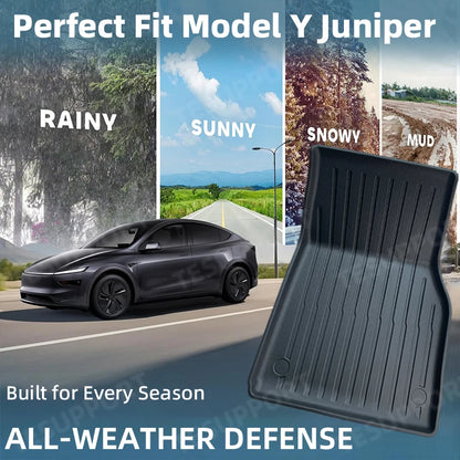 Floor Mats for Tesla Model Y Juniper 2026 2025 Right Hand Drive Floor Mats Cargo Liner Trunk Mat for Model Y Juniper Accessories