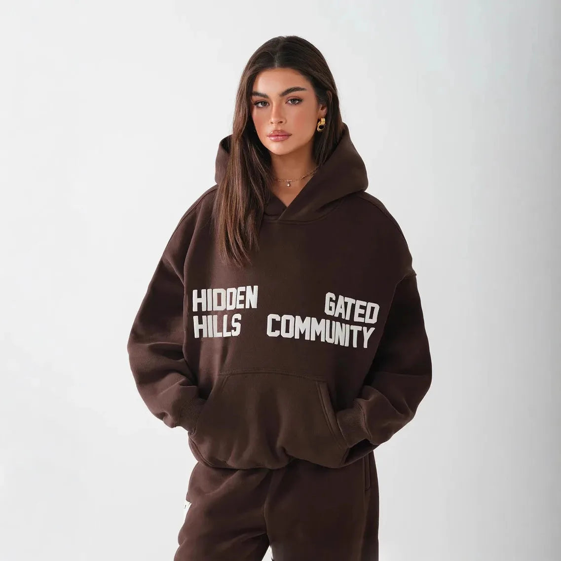 2025 Spring and Autumn Trendy Brand Fashion Printed Hoodie Set with Long Sleeve Hoodie for Men and Women, Casual Versatile Coat