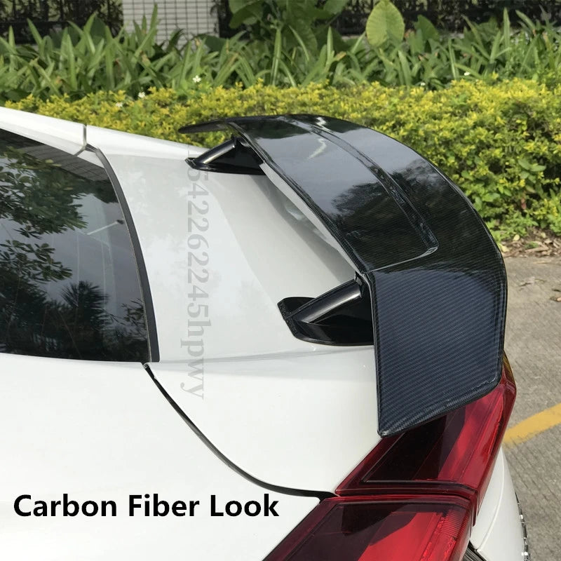 For Honda Civic Spoiler 2016 2017 2018 2019 2020 GT Style Car Decoration Rear Roof Tail Wing ABS Plastic Spoiler 4Door Painted