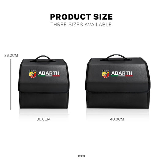 Car Trunk Storage Box Foldable Sundries Organizer Bag For Abarth Fiat 500 Tipo FR Punto Ducato Stilo Palio Bravo Pondo Viaggio