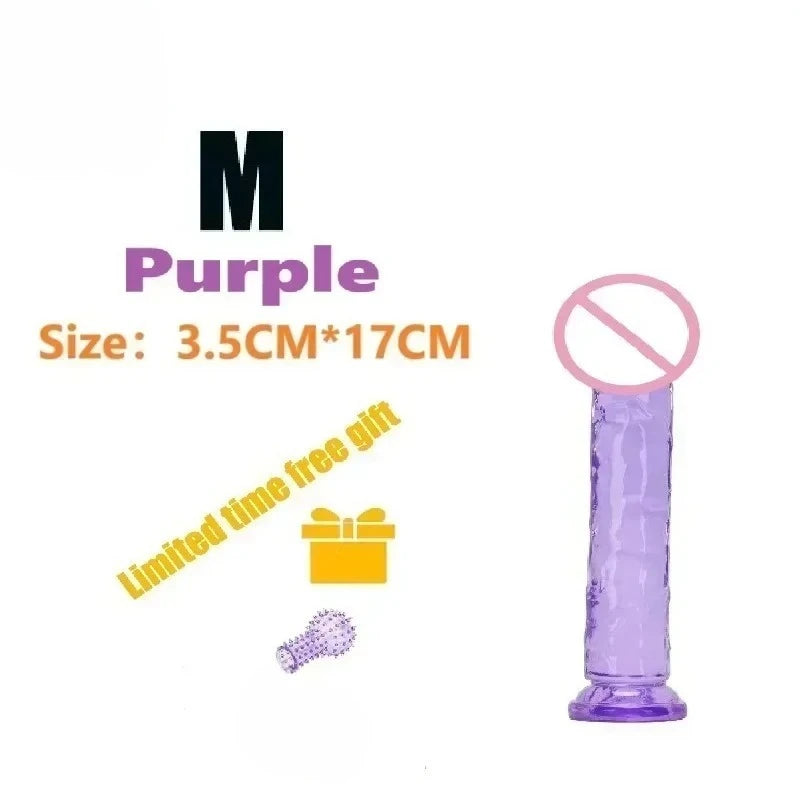 Dildos Sex Toys Dick Cheap Soft Female Vagina Clitoris Anal Masturbators Penis with Suction Cup 5 Colors Consolador Dildo Gode