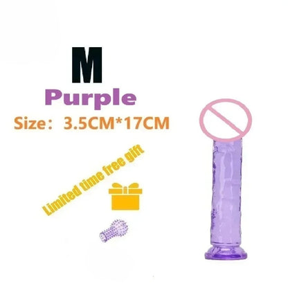 Dildos Sex Toys Dick Cheap Soft Female Vagina Clitoris Anal Masturbators Penis with Suction Cup 5 Colors Consolador Dildo Gode