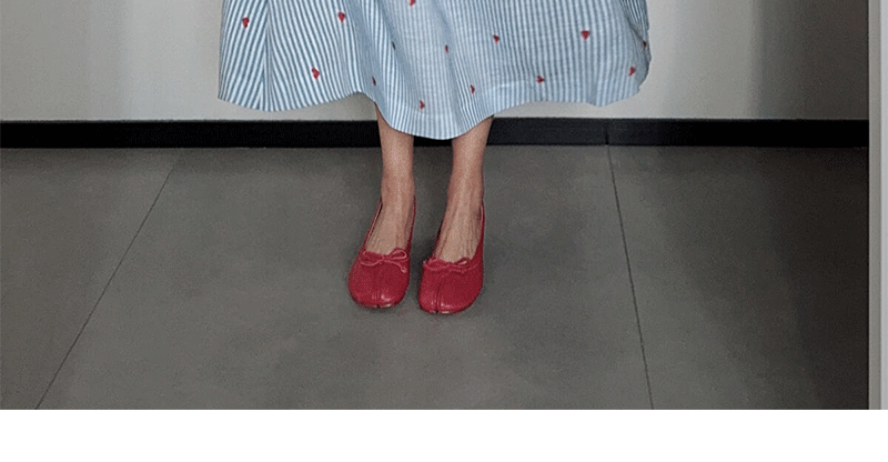 Blue Striped Linen Set Women's Long Sleeve Heart Print Blouse Half Skirt Two Piece Set Summer Fashion Ensemble for Young Women
