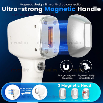 Shots Salon Professional Portable Painless 5000W FAC 808nm 940nm1064nm755nm Diode Laser Hair Removal Machine with 4 Wavelength