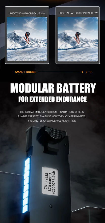 M5 Drone Professional 8K GPS Three Camera 360° Obstacle Avoidance Photography Optical Flow Positioning Brushless Quadcopte Gifts