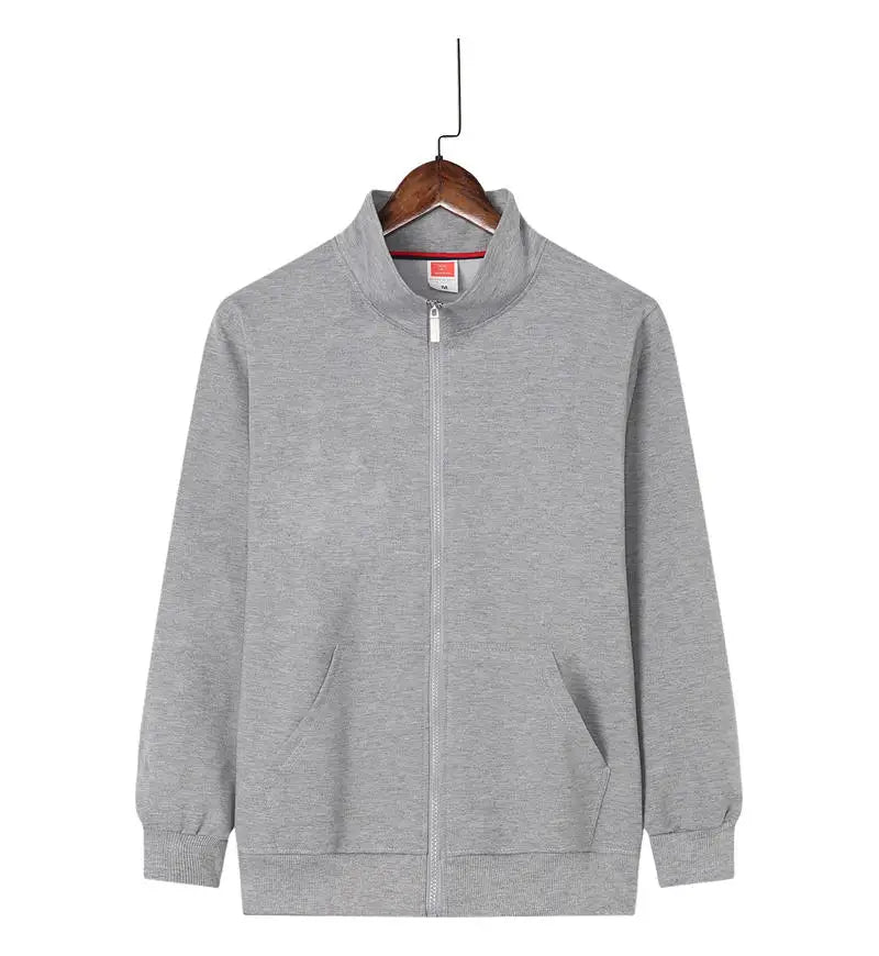 Men's And Women's Lightweight Jackets, Custom Logo Printing, Company Casual Jackets, Printed Designs Stand-up Collar Sweatshirts
