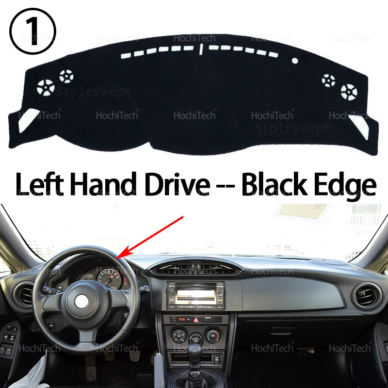 Dashboard Cover for Toyota 86 GT86 ZN6 Scion FRS Subaru BRZ 2012-20 Anti-Slip Pad Sunshade Cushion Sunshield Nonslip Accessories