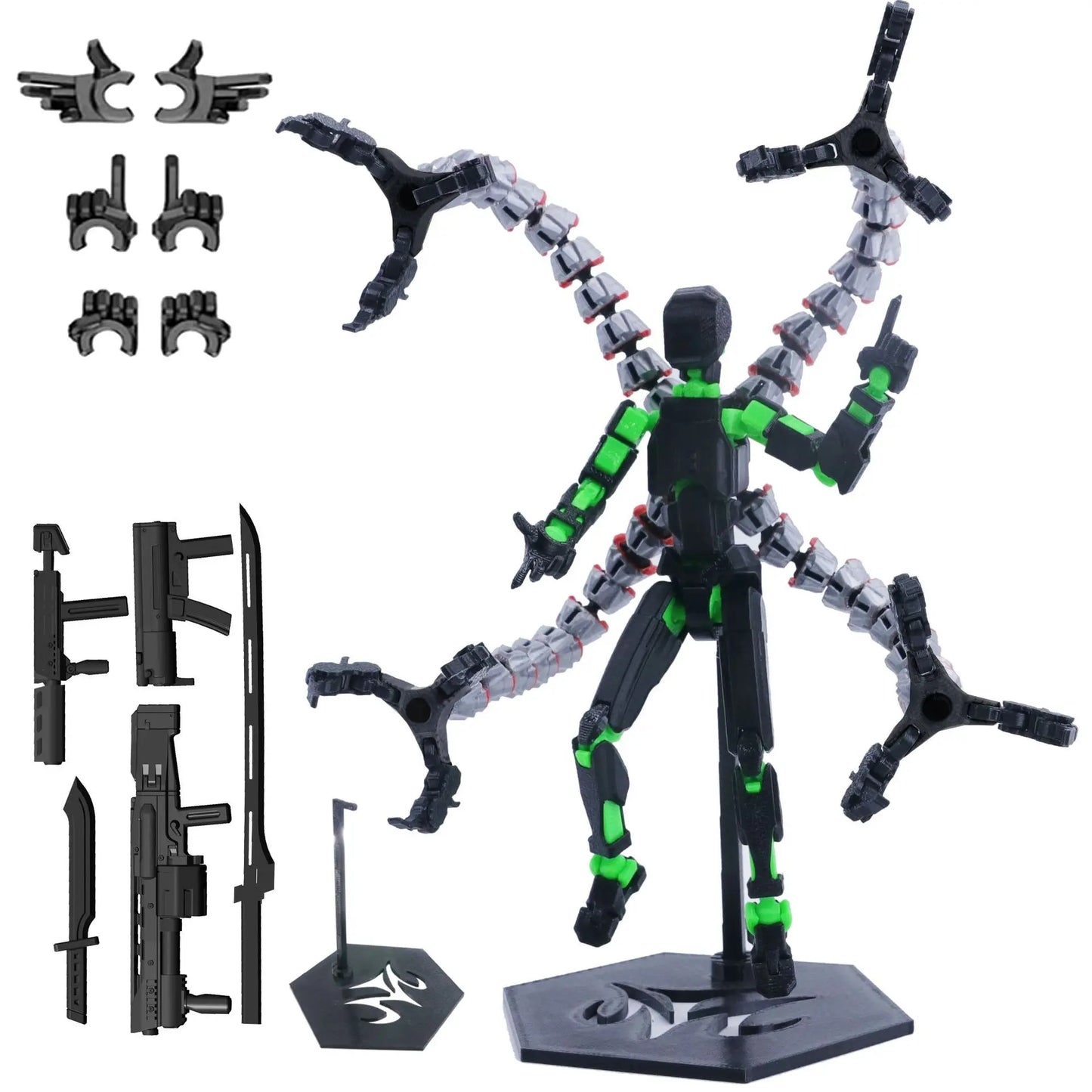 Hot 13 Action Figure Dummy Death Swordsman Titan 13 Action Figures T13 Multi-Jointed Movable Lucky 13 Action Figure Nova Gift