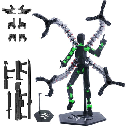 Hot 13 Action Figure Dummy Death Swordsman Titan 13 Action Figures T13 Multi-Jointed Movable Lucky 13 Action Figure Nova Gift
