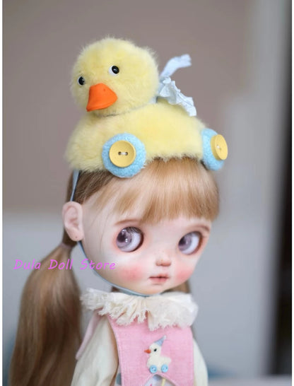 2026 Dula Doll Handmade Cute Yellow Duck Set Blythe OB24 OB22 Diandian OB11 GSC Azone Licca ICY JerryB 1/6 Doll Accessories
