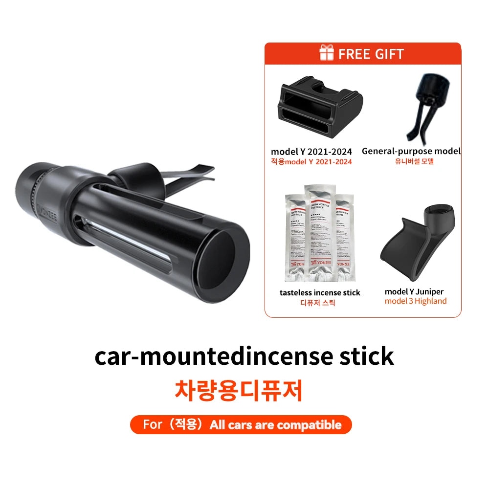 YZ Car Air Freshener Advanced Luxury Housewarming Gift Car Diffuser container Free from fragrant oils