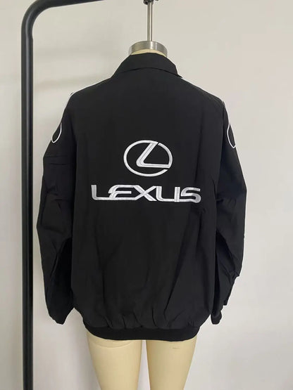 Lexus High-End Embroidered Cotton Jacket F1 Racing Motorcycle Warm Riding Jacket 4S Store Customized Workwear