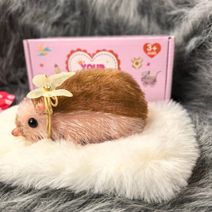 5 Inch Silicone Soft Cute Mini Realistic Animals with Accessories Lifelike Reborn Newborn Pig Doll Decompression Toy Gift