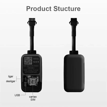 Gps Tracker Car Motorcycle Satellite Locator Trackerking mini EC33 4G Anti-Theft Device GPS/GSM Locator For Car