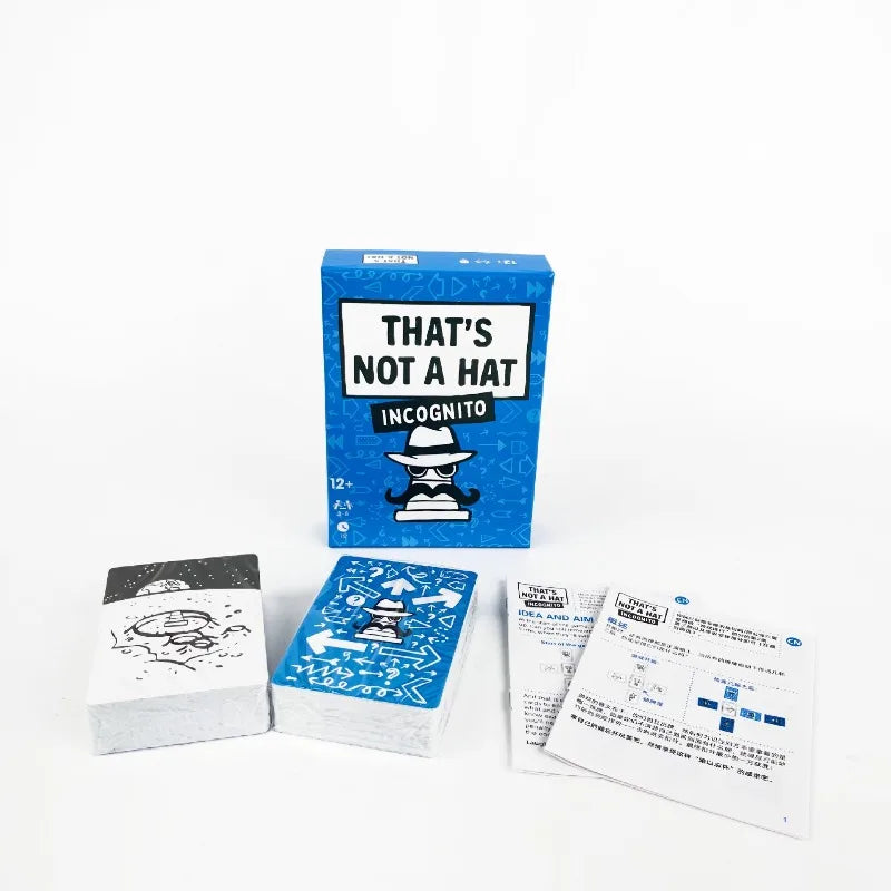 Unique That’s Not A Hat Happy Party Game Set,Top Board Game with Basic Extended Card Game English Tabletop Game for 3-8 Players