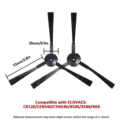 For Ecovacs Mirror CR120/CR130/CEN540/CEN250 For Dibea x500 x580 KK8 ML009 For Ilife V5 V5s V3 V3s V5 A4 Vacuum Side Brush Parts