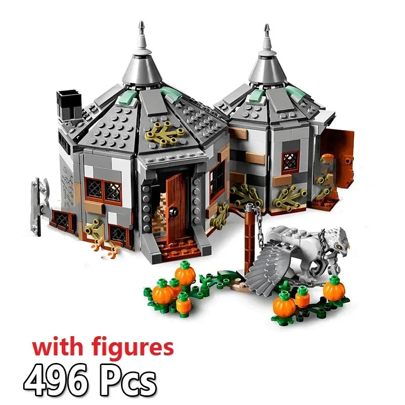 NEW Magic Movie Attack on The Burrow Building Blocks Kits Bricks Set Classic Model Toys For Birthday Gift