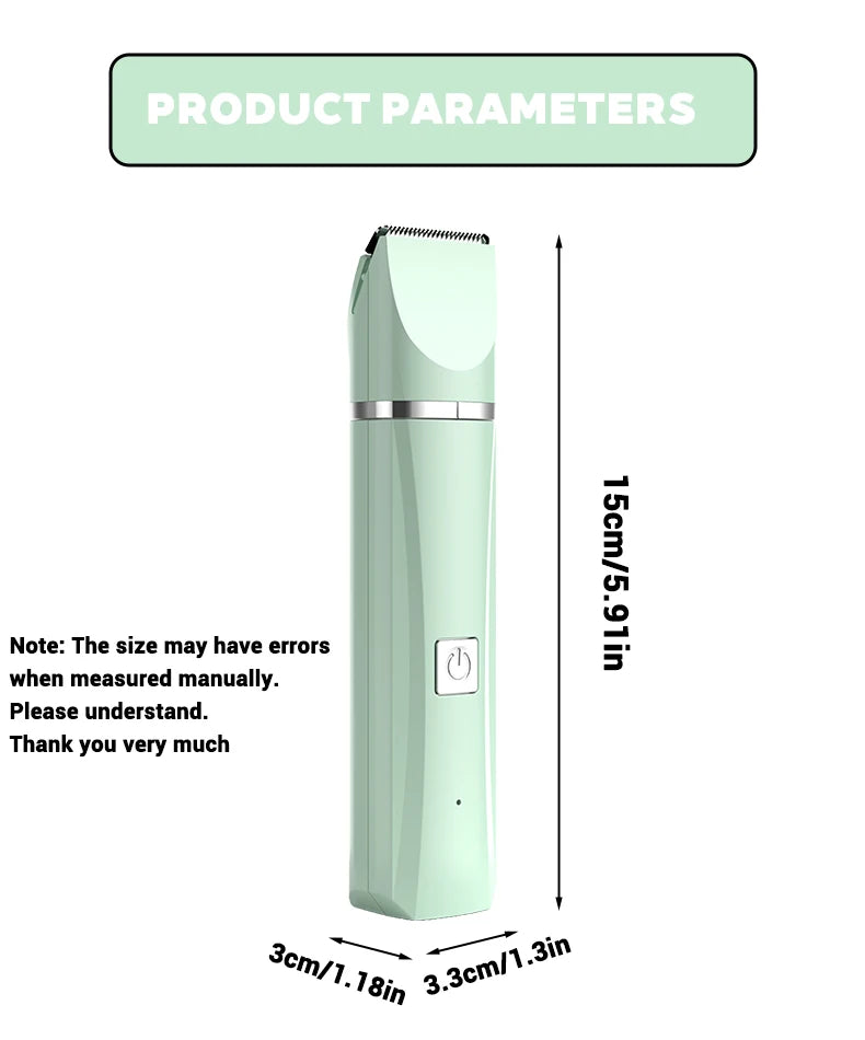New 4-in-1 Electric Pet Multi functional Beauty Tool Set Dog Hair Clipper Rechargeable Pet Hair Clipper Shaver Cat Supplies