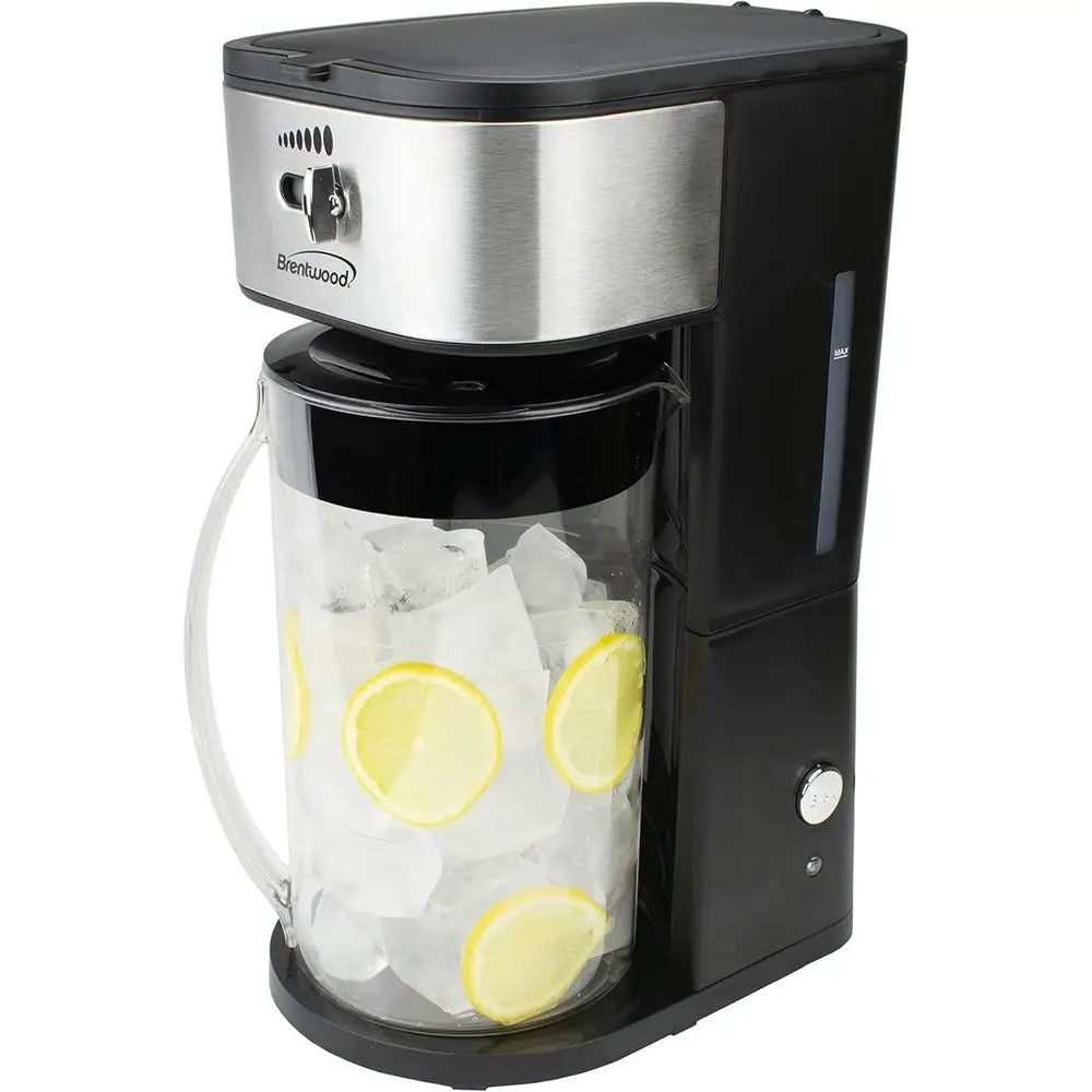 64 Oz Black Iced Tea and Coffee Maker with Pitcher