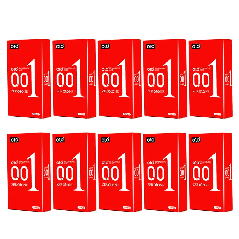 100pcs Condoms Hyaluronic Acid Penis Sleeve Lubricante Sexual Natual Latex Презервативы Health Safer Sex Products Adult 18+